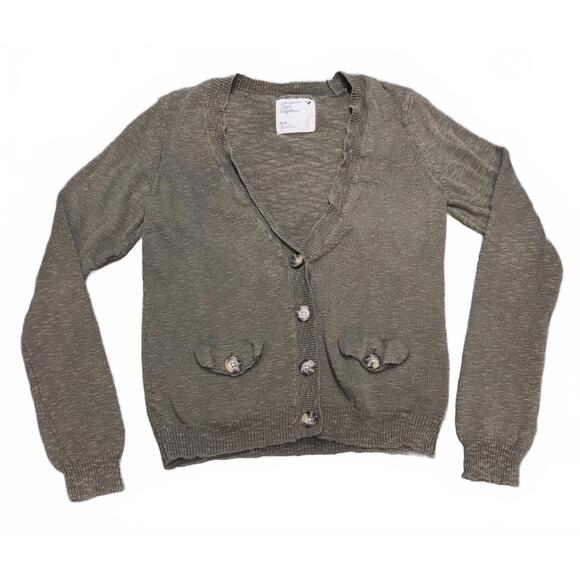 American Eagle Outfitters Sweaters - American Eagle Outfitters‎ Olive Green Cardigan Sweater - Women's Size Medium